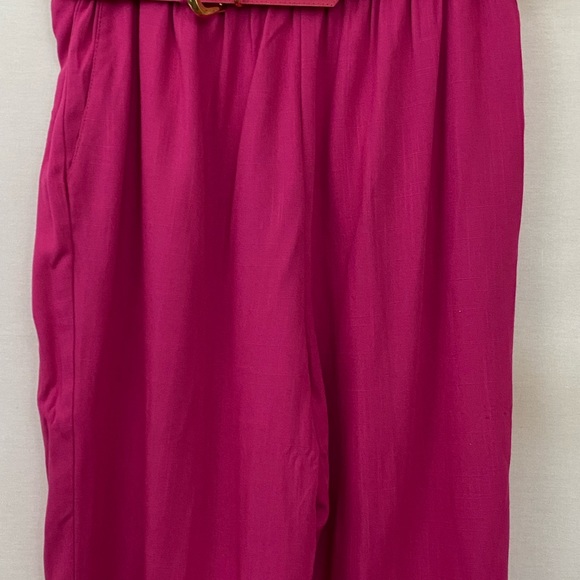 Alfred Dunner PLUS SIZE 20 Pink Belted Pants C-61 - Picture 3 of 11